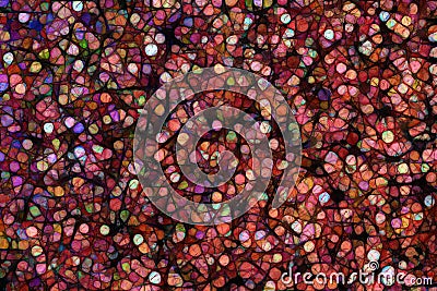 Colorful flicker abstract mosaic illustration. Seamless texture. Design pattern for background Cartoon Illustration