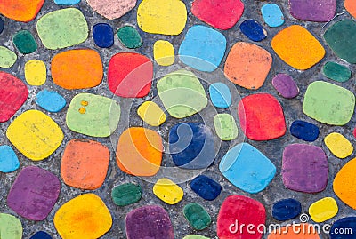 Colorful floor Stock Photo