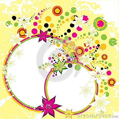 Colorful flower Vector Illustration