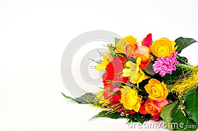Colorful flowers bouquets Stock Photo