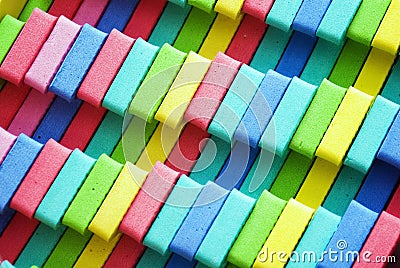Colorful foam background Stock Photo