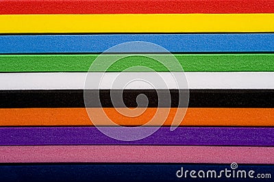Colorful Foam Background Stock Photo