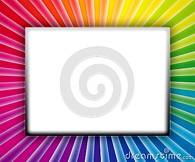 COLORFUL FRAME Stock Photo