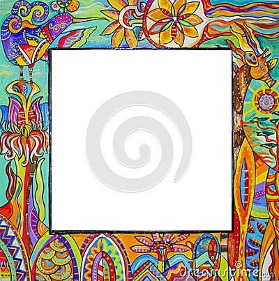 Colorful frame Stock Photo