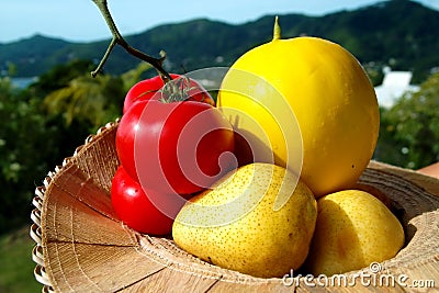 Colorful fruits assortment Stock Photo