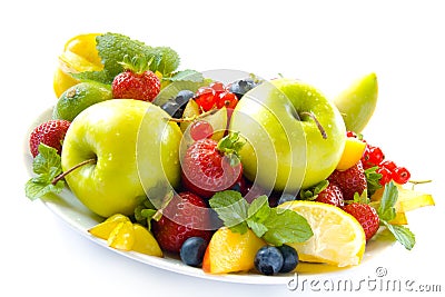 Colorful fruits Stock Photo