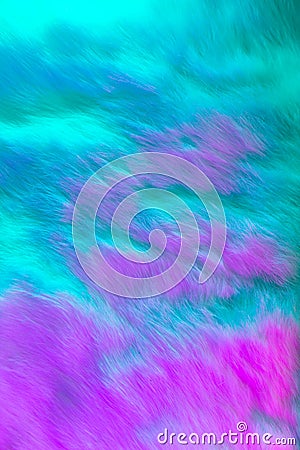 Colorful fur background in purple in blue pink colors Stock Photo