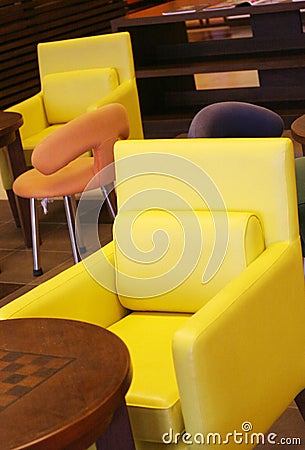 Colorful furniture. Stock Photo