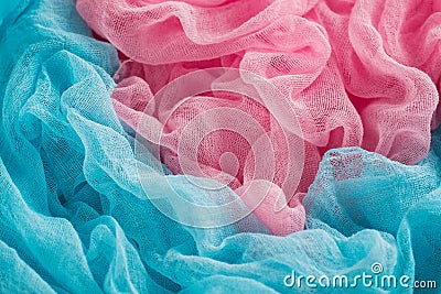 Colorful gauze background Stock Photo