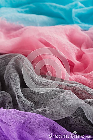 Colorful gauze background Stock Photo