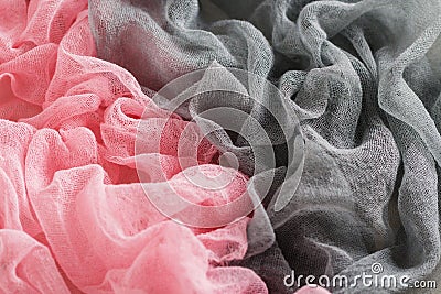 Colorful gauze background Stock Photo