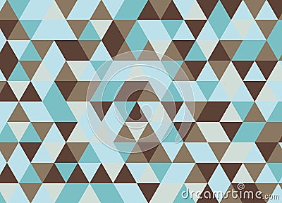 Colorful geometric triangle seamless pattern. Abstract vector ba Vector Illustration