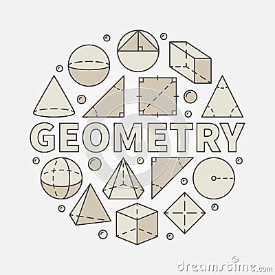 Colorful geometry illustration Vector Illustration