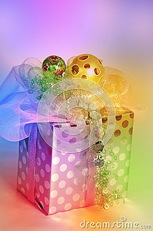 Colorful Gift Box Stock Photo