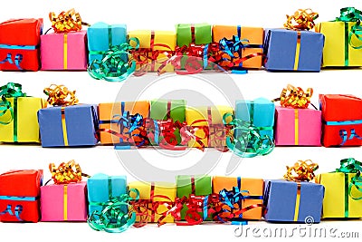 Colorful gifts Stock Photo