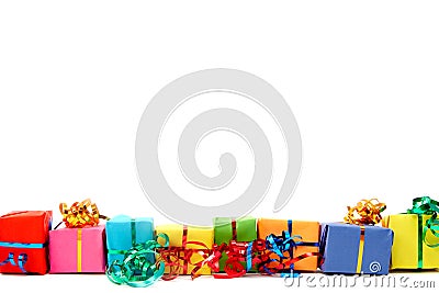 Colorful gifts Stock Photo