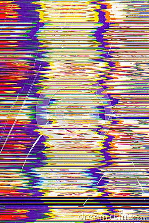 Colorful glitch background noise abstract pattern Stock Photo