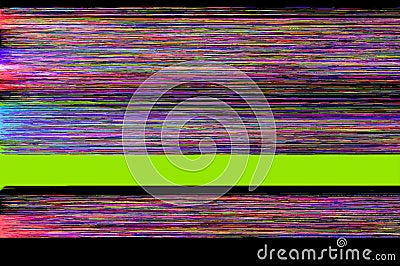 Colorful glitch art background Stock Photo