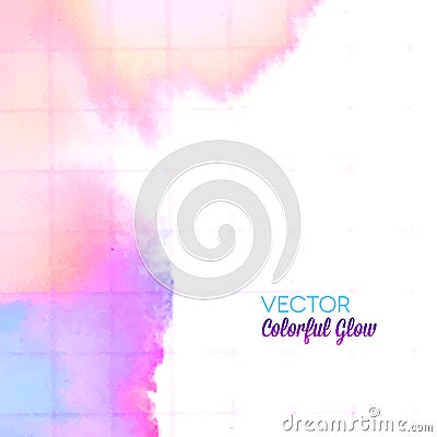 Colorful glow background Vector Illustration