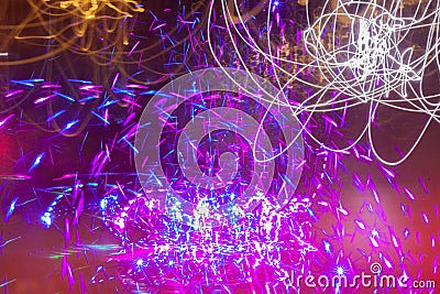 Colorful Glowing Irregular Textured Background Stock Photo