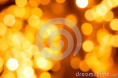 Colorful golden blur garland spots, pattern many bright festive design base Stock Photo