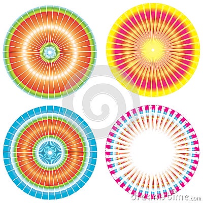 Colorful gradient Circles Vector Illustration
