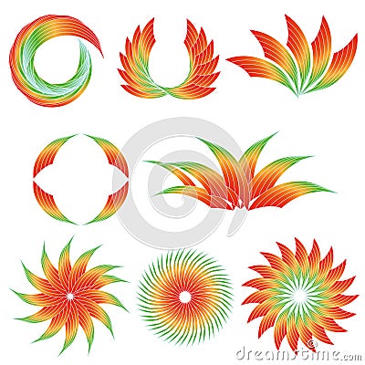 Colorful gradient Designs Vector Illustration