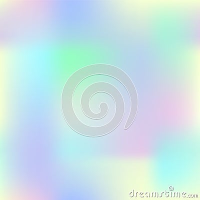 Colorful gradient mesh with yellow, pink, blue and green. Pale colored square background. Stock Photo