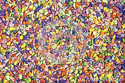 Colorful gravel background Stock Photo