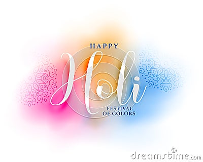 Colorful gulaal for holi festival of colors greeting Vector Illustration