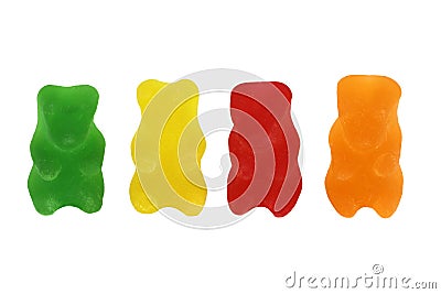 Colorful gummy bears. Editorial Stock Photo