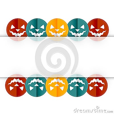 Colorful halloween design Vector Illustration