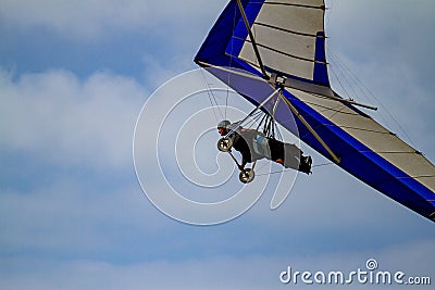 Colorful Hang Glider Stock Photo