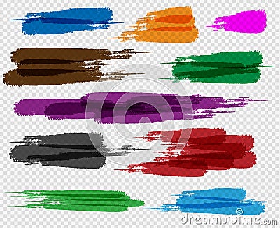 Colorful highlighters set. Vector Illustration