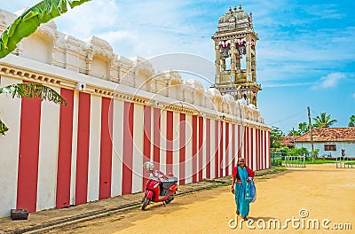 The colorful Hindu Temple Editorial Stock Photo