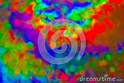 Colorful holiday lights abstract background Stock Photo