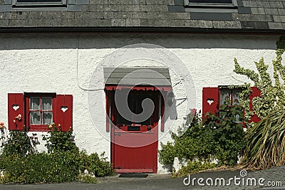 Colorful home Kinsale, Ireland Stock Photo
