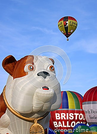Colorful hot air balloons Editorial Stock Photo