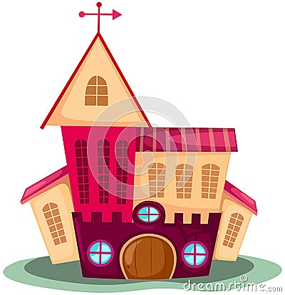 Colorful house Vector Illustration