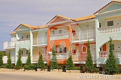 Colorful houses Stock Photo