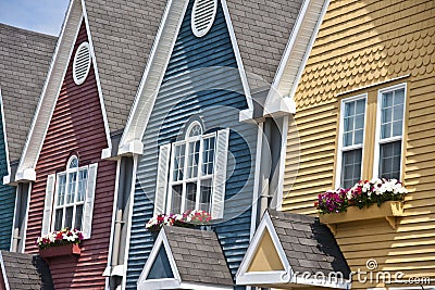 Colorful Houses Stock Photo