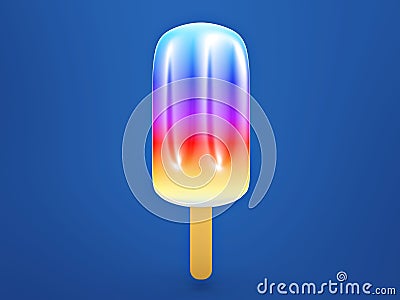 Colorful ice cream stick Stock Photo