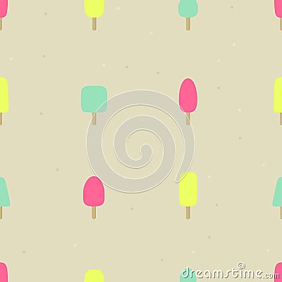 Colorful ice pops Vector Illustration