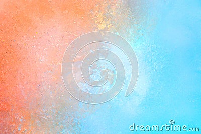 Colorful ice texture background. Iridescent holographic bright colors of winter or ice for summer drinks Stock Photo