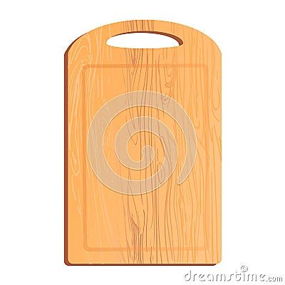 Colorful illustration of cutting Board Vector Illustration