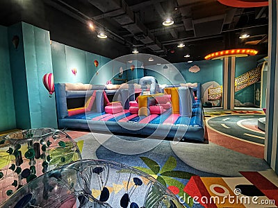 Indoor children`s paradise in wuhan city Editorial Stock Photo