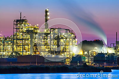 Colorful Industrial Chemical area detail Stock Photo