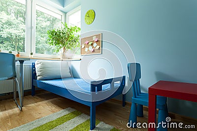 Colorful kids room Stock Photo