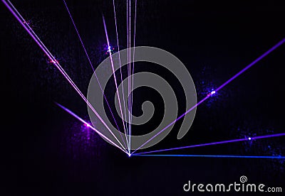 Colorful Laser Effect Stock Photo