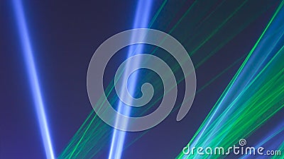 Colorful laser light beams Stock Photo